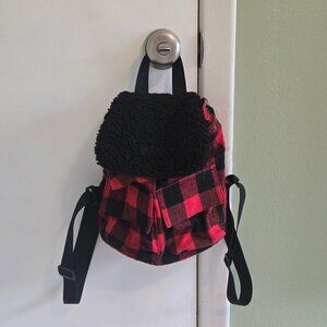 ☆Mini Plaid Backpack (Unused!!)☆